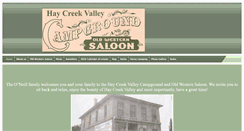Desktop Screenshot of haycreekvalley.com